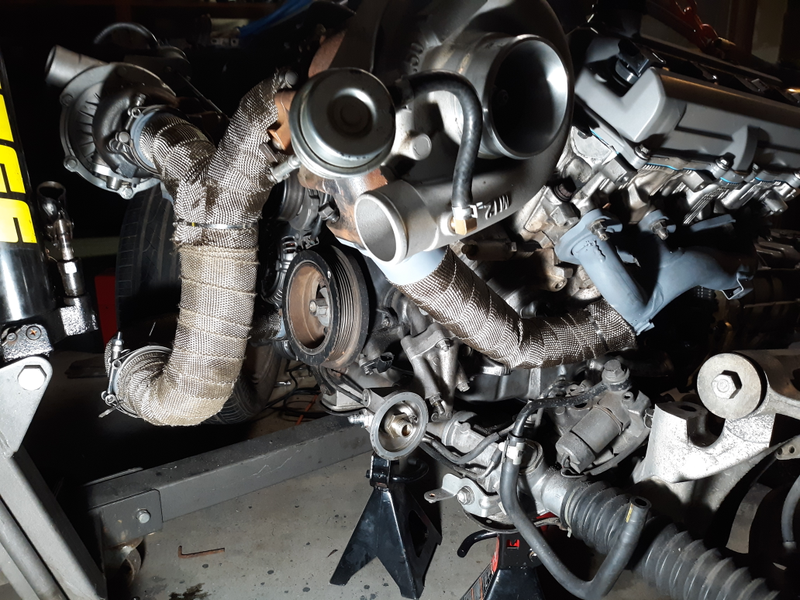 Illustration for article titled Exhaust manifolds and downpipe are done!